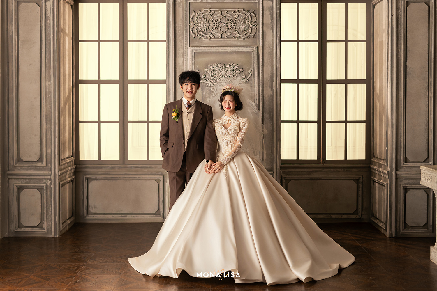 心动无数次的殿堂仪式感主纱婚纱照💕巨美