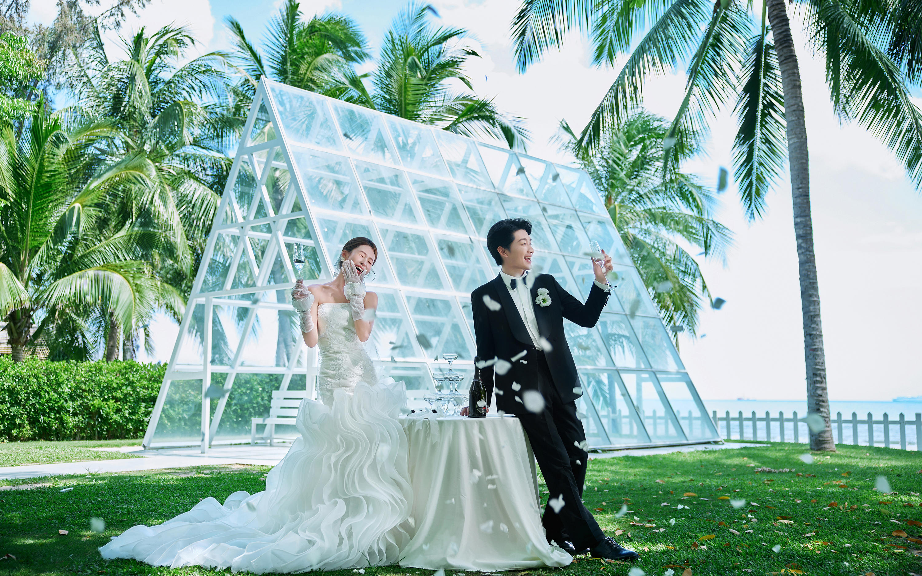 三亞教堂婚紗照｜我們的誓言海譜成詩
