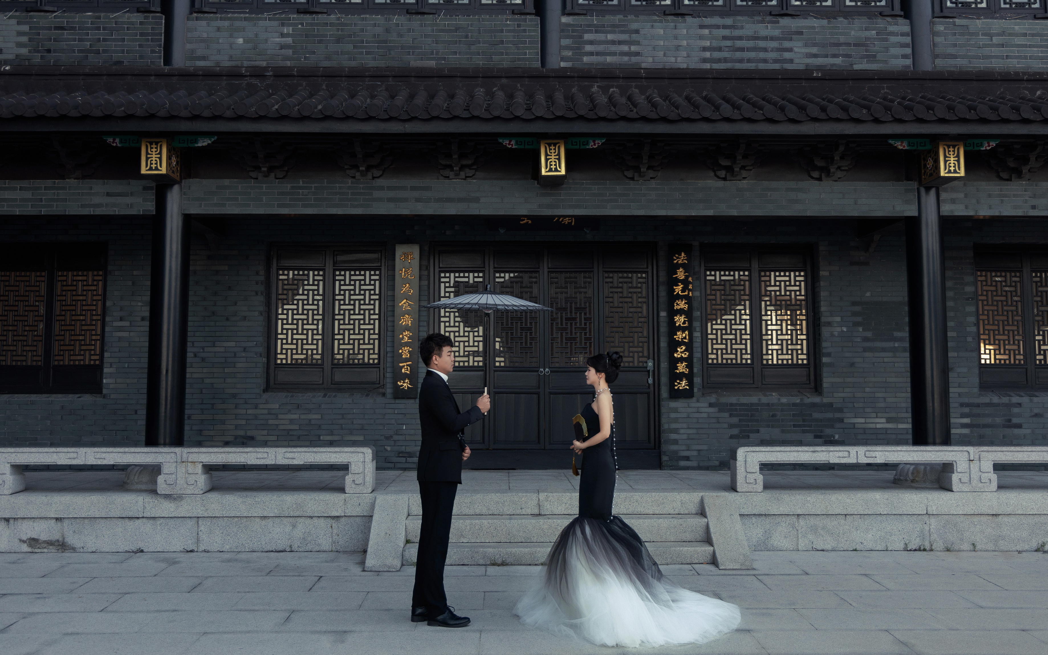 新中式文艺典雅完美展现‖东方集中式婚纱照