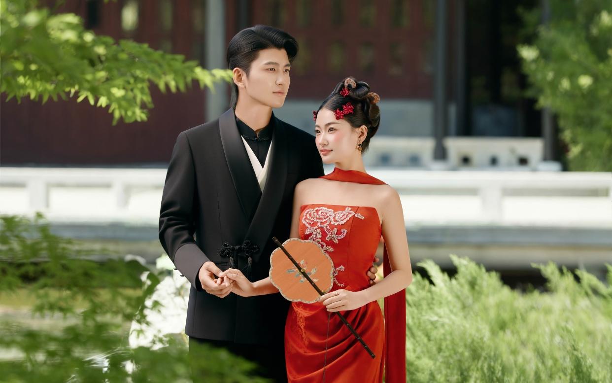 ❤️婚纱照推荐！新中式园林婚纱照绝绝子！