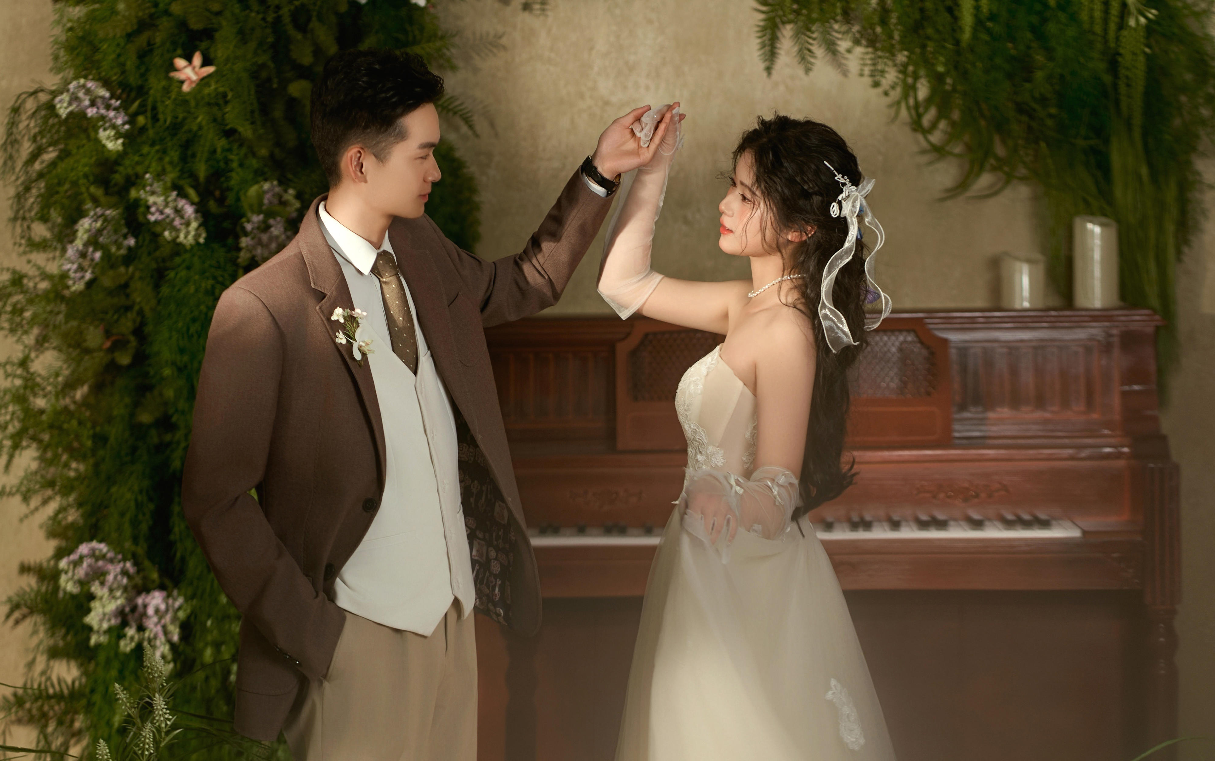 氛围感的神 南法复古风婚纱照心动一万次