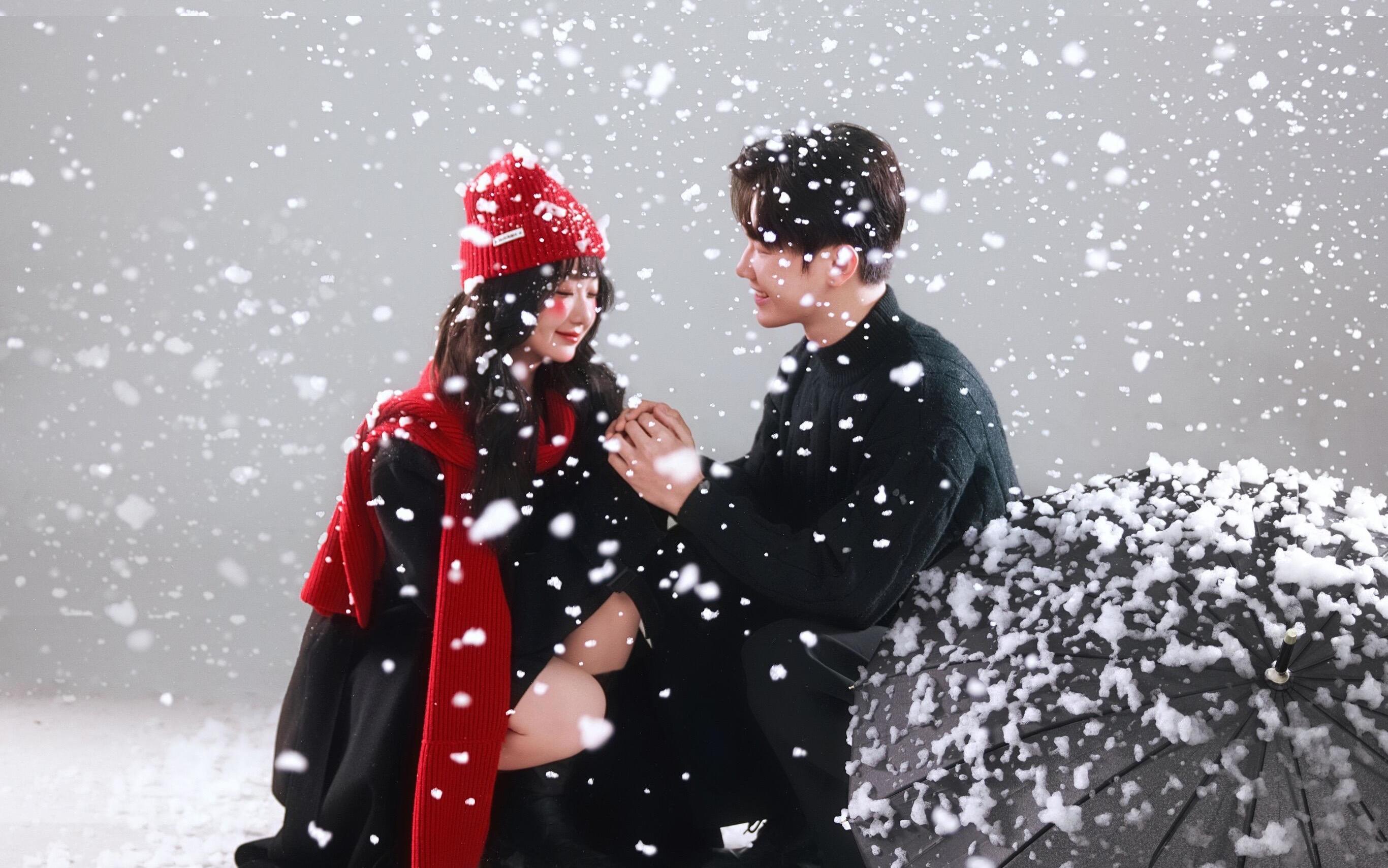 拍到了超有氛圍感的雪景婚紗照??好高級(jí)