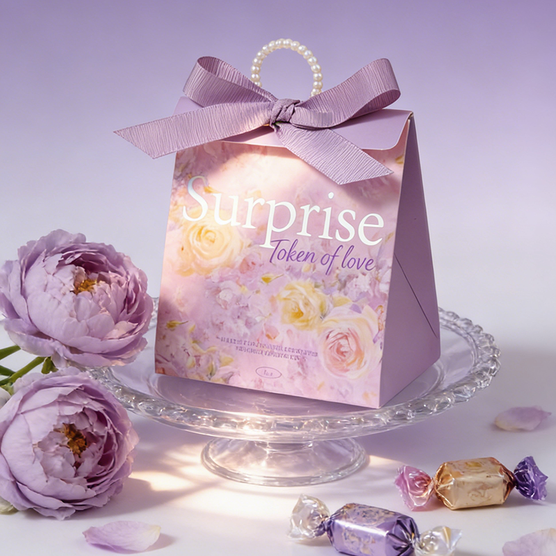 包好发货 大号糖盒10-12颗喜糖成品珍珠圆环款欧式 喜糖+喜糖盒【成品喜糖不支持退换】