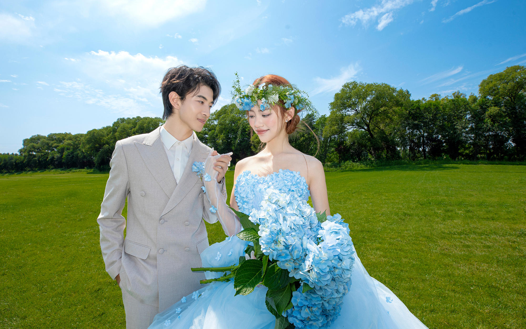  薇薇攝影美學 | 氧氣草坪婚紗照