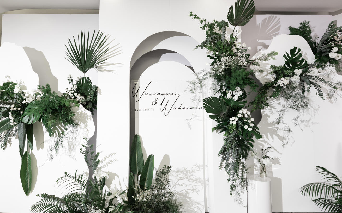 【MY WEEDING 】 白绿清新韩式婚礼
