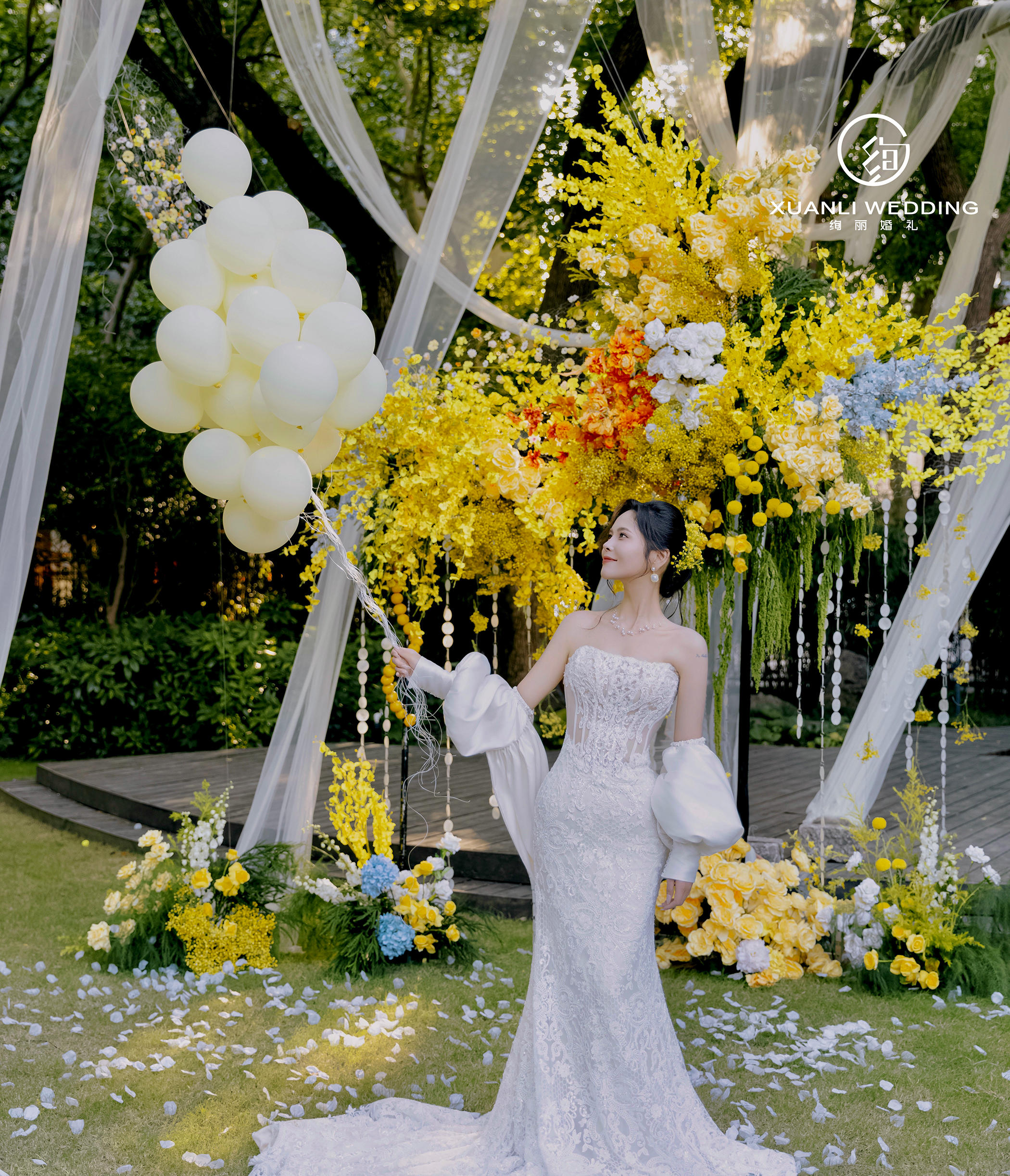 春日暖阳风户外婚礼