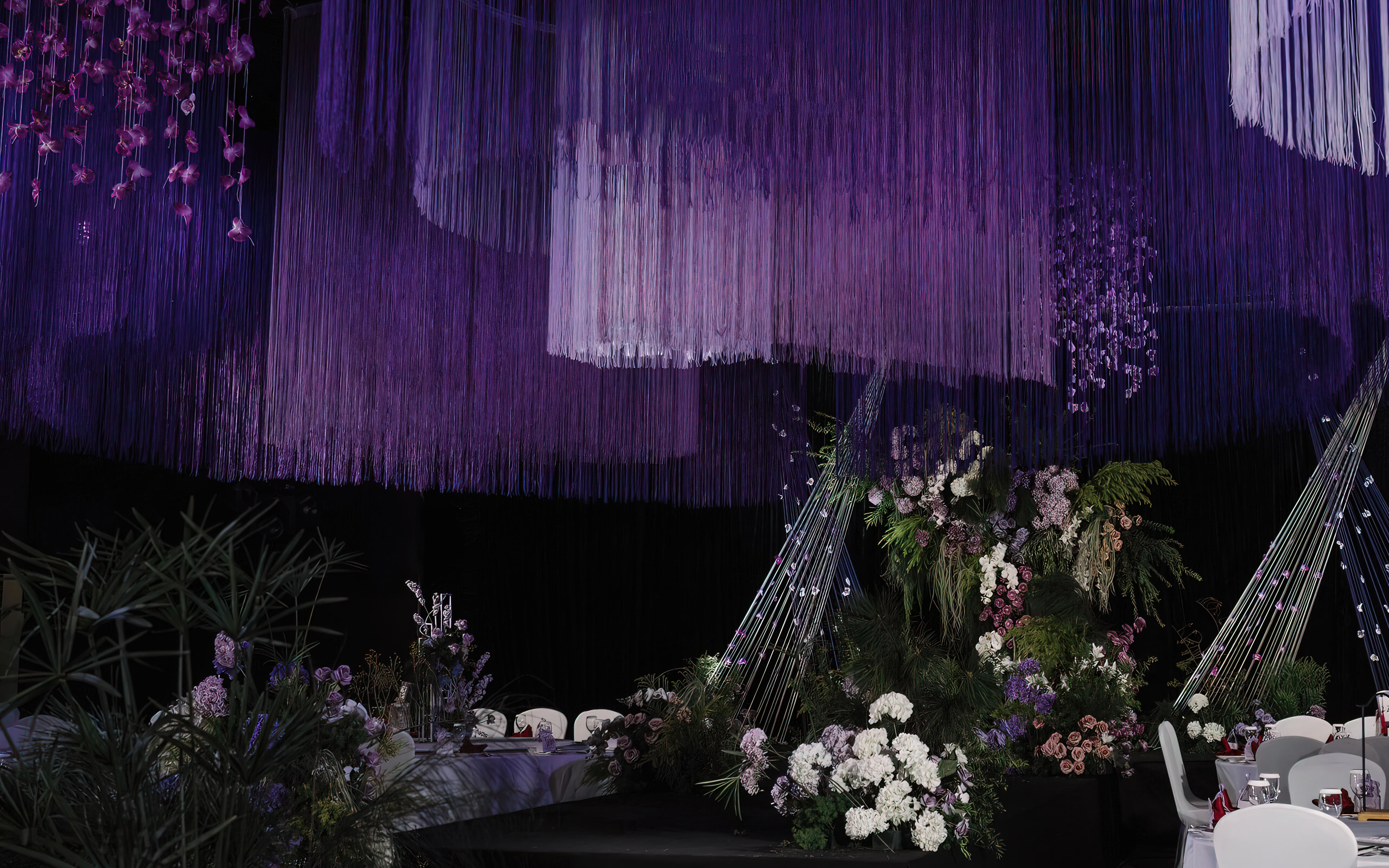 聚美婚禮（布藝線簾婚禮）