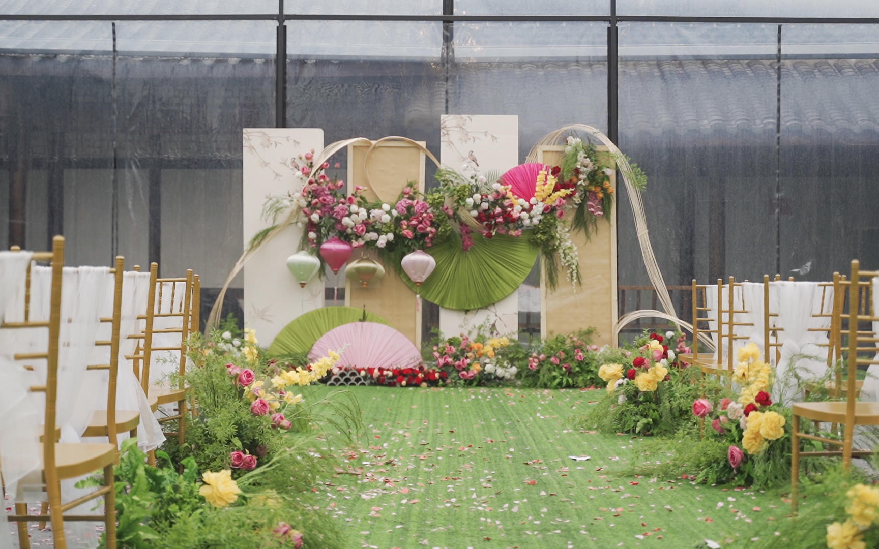 廣安李家莊酒店南洋風(fēng)婚禮，詮釋婚禮美學(xué)