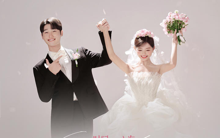 这组光影主纱婚纱照就是梦中情照