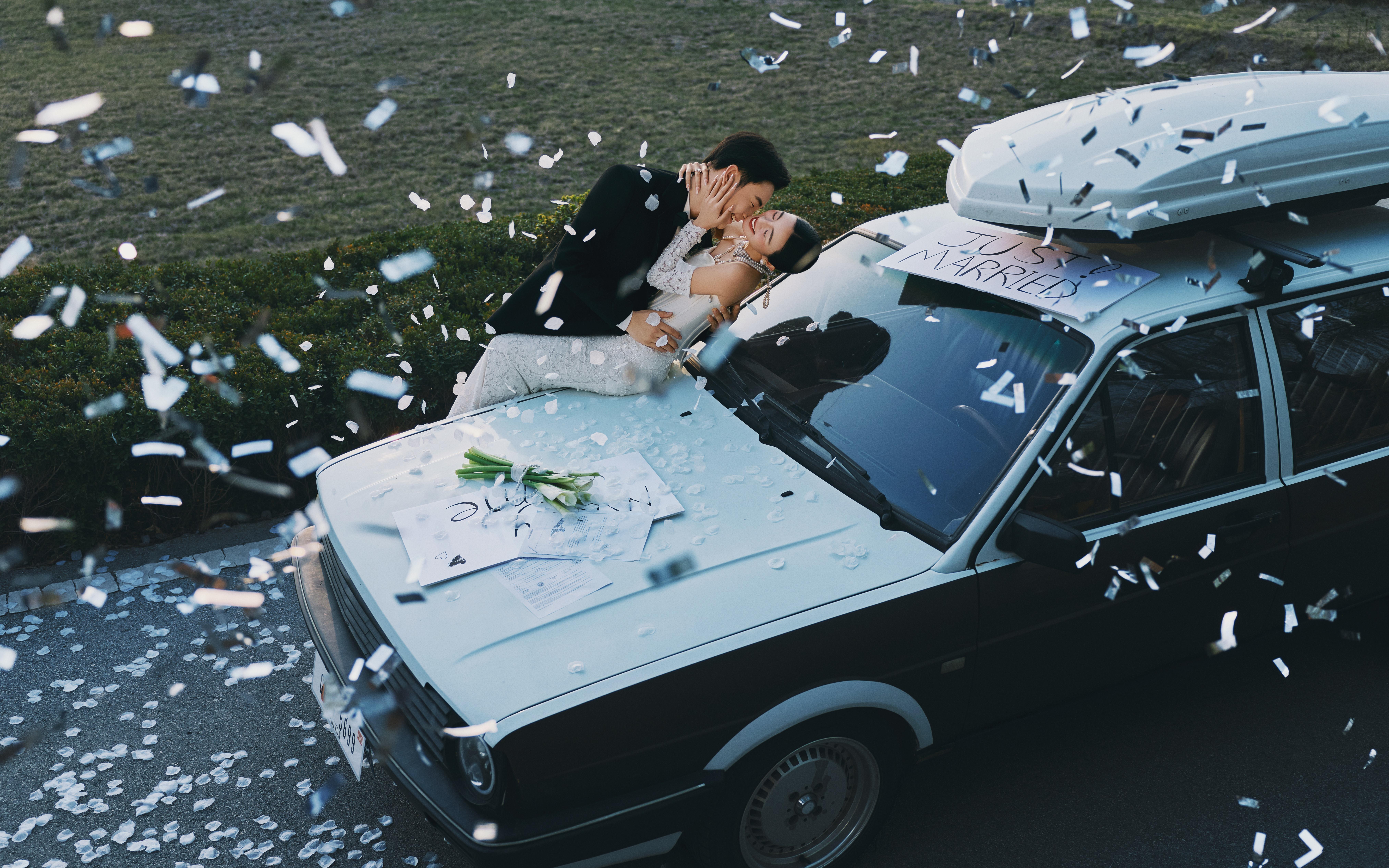 超绝活人感婚纱照！实在是太出片了