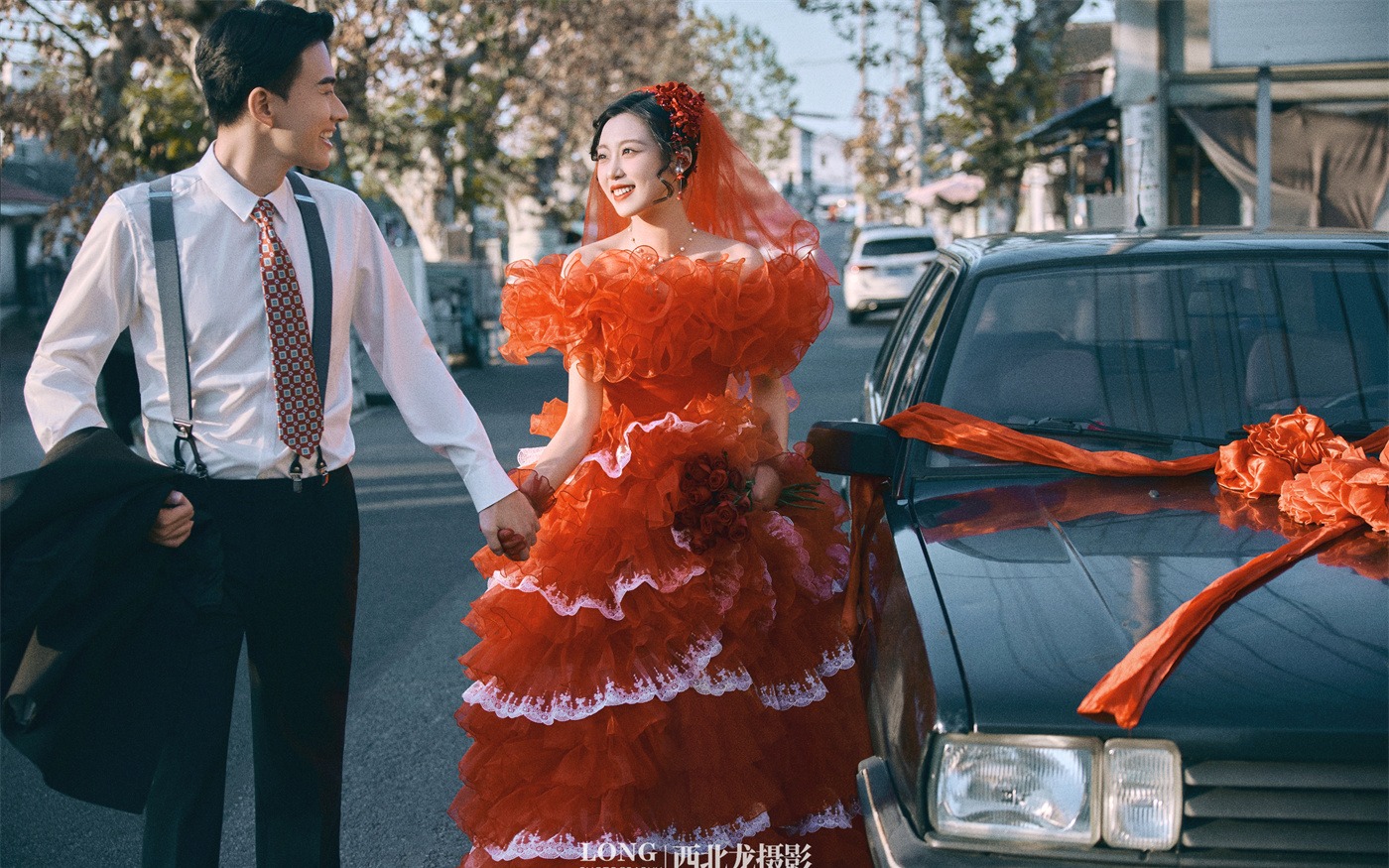 婚纱照还得看90年代🔥活人感太浓啦🎉