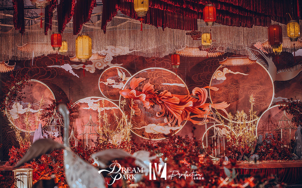 【DreamPark】金红色欧式|轻奢定制婚礼