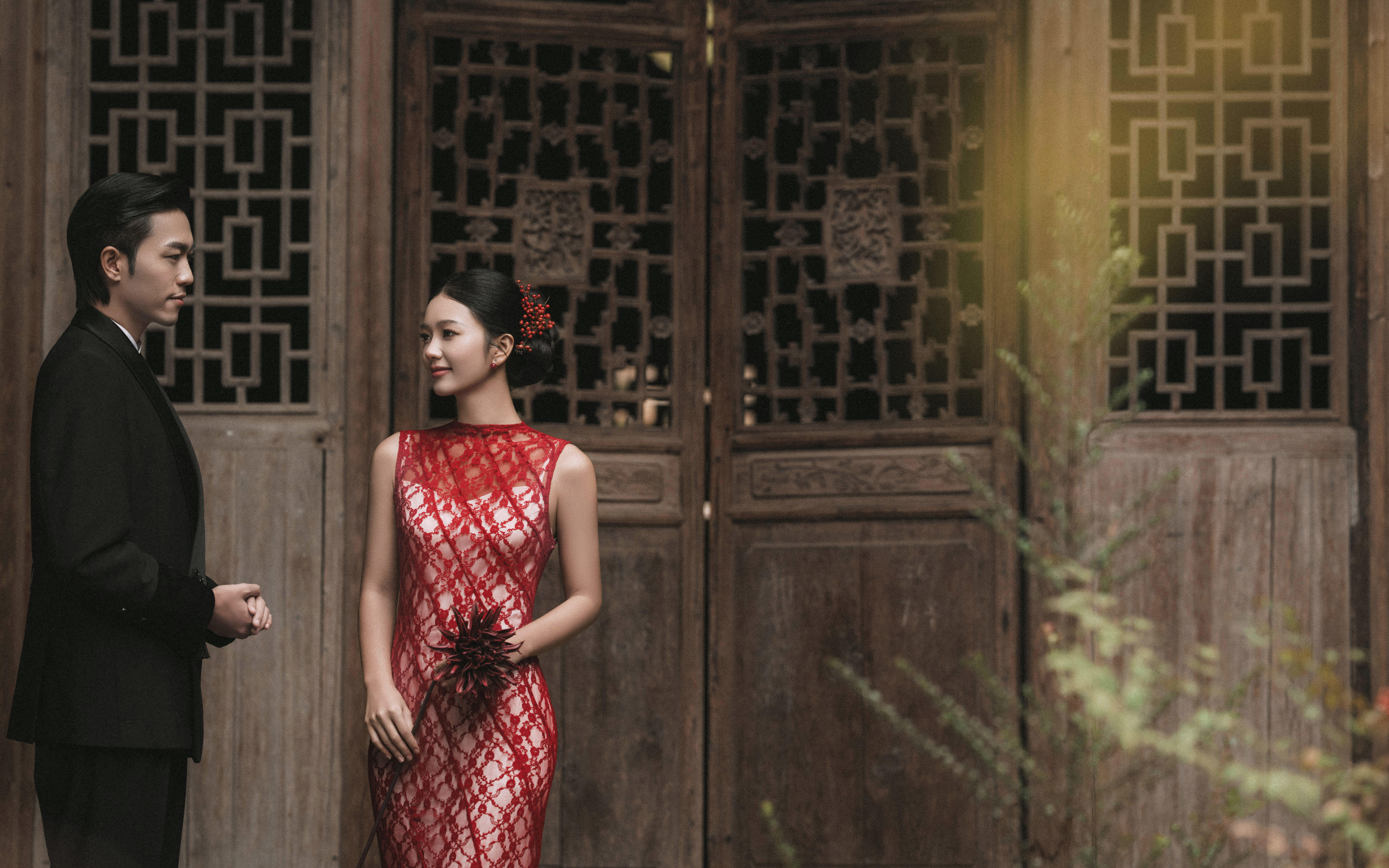 中式園林婚紗照｜一襲旗袍撞入東方的古典夢