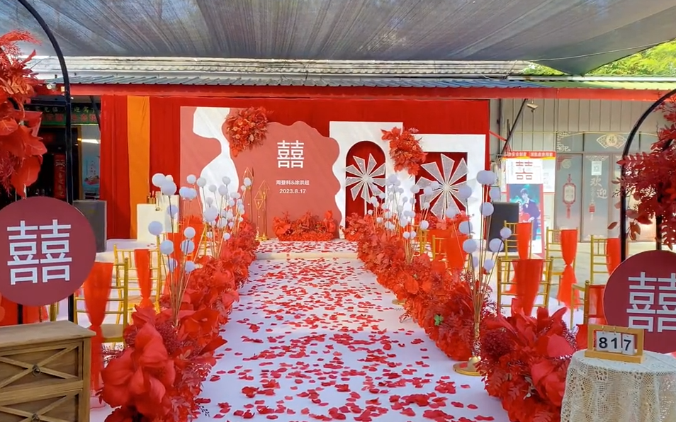 『傾城婚禮』小院婚禮-庭院風婚禮現(xiàn)場