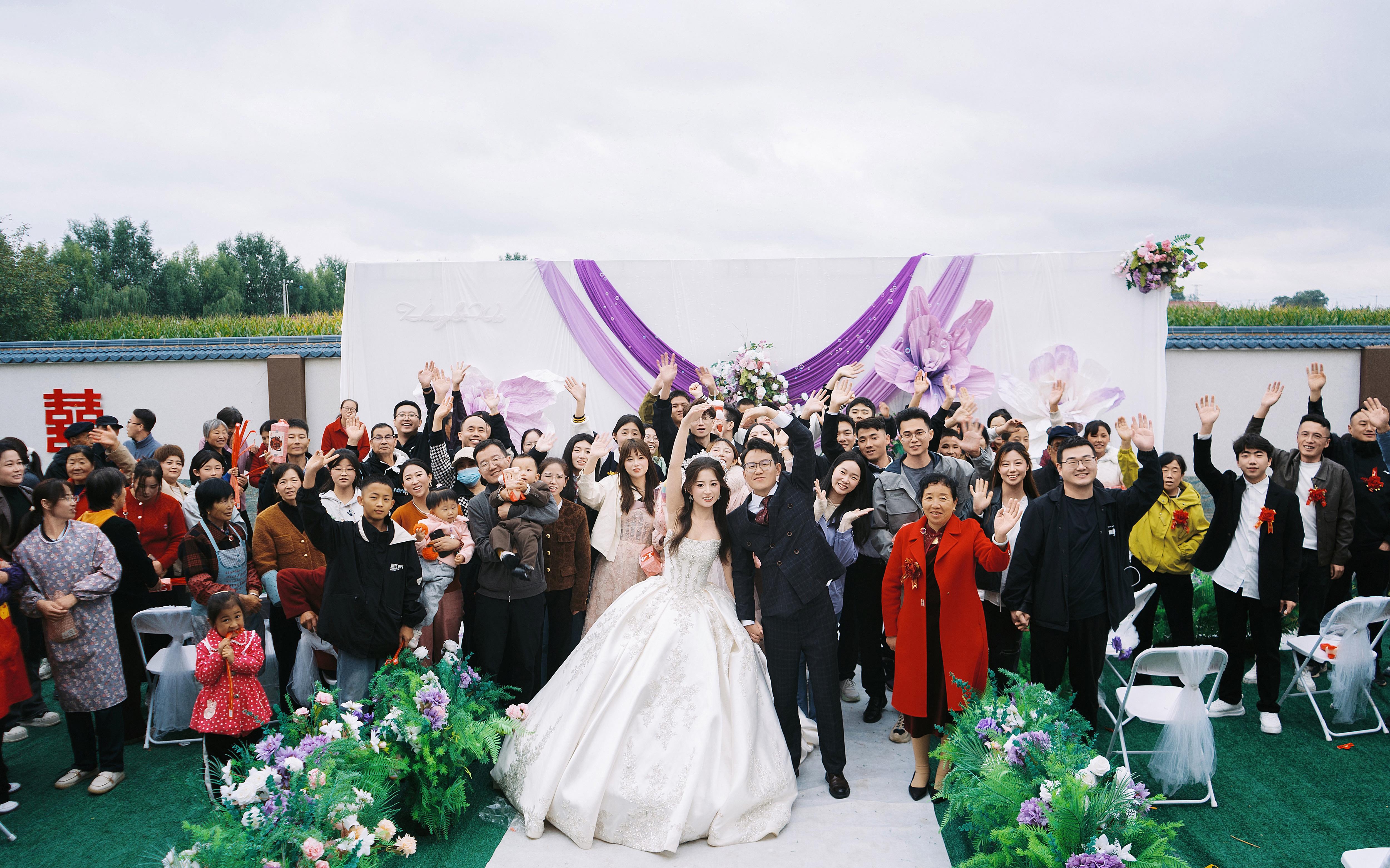 【金铂爵】户外农村婚礼实拍！
