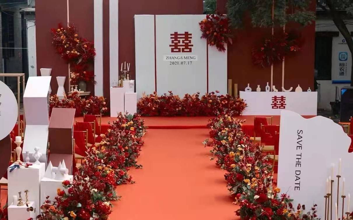 美卡婚礼—户外庭院千元性价比新款主题婚礼
