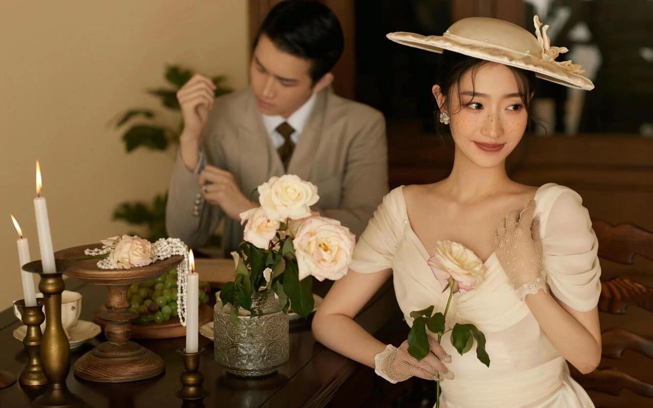 復(fù)古法式也太浪漫了??公主??岳陽(yáng)婚紗照 