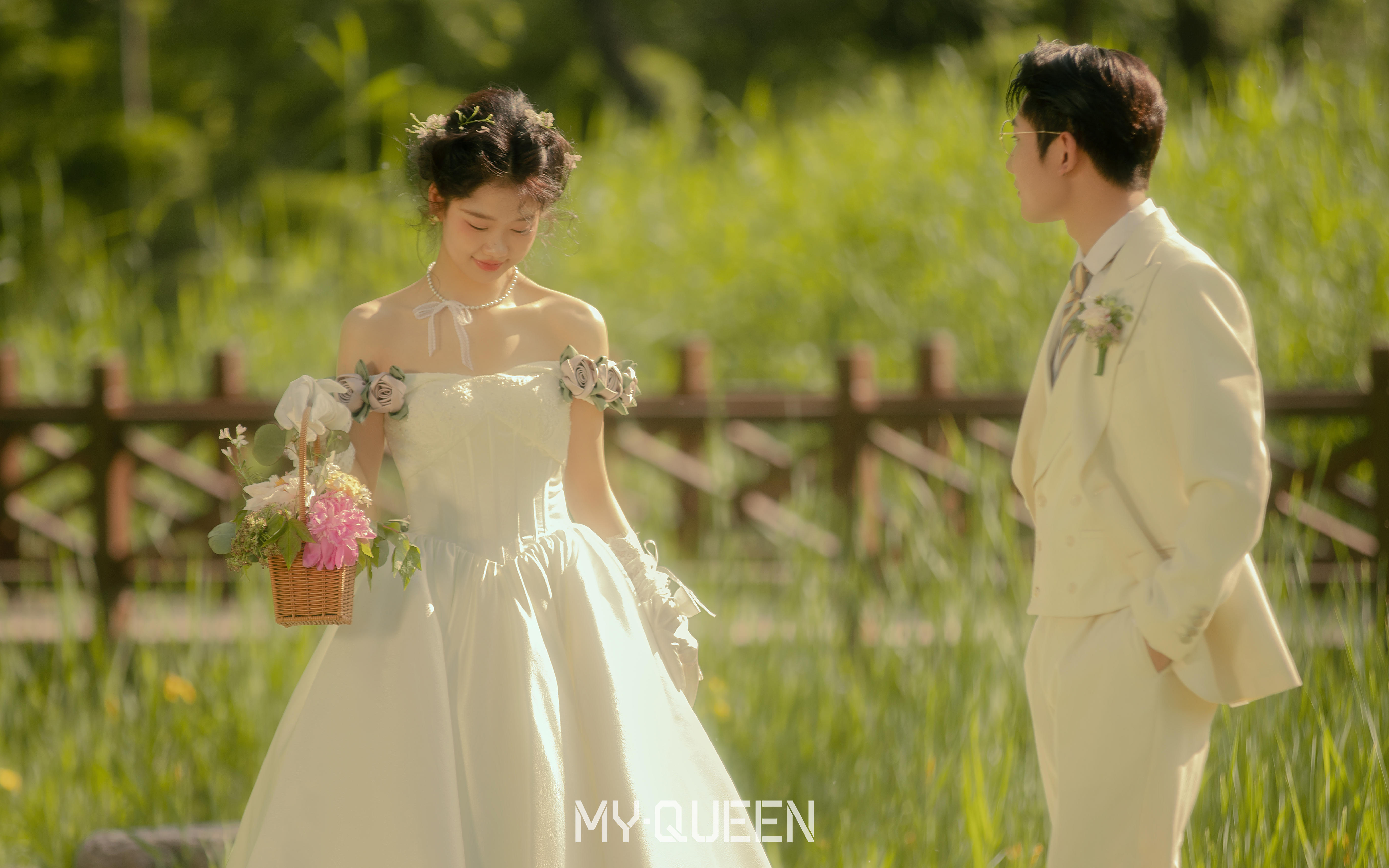 法式复古森系婚纱照 让人无法拒绝的浪漫
