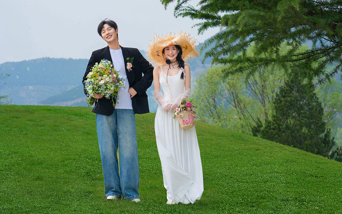 是青春感婚紗照沒錯啦