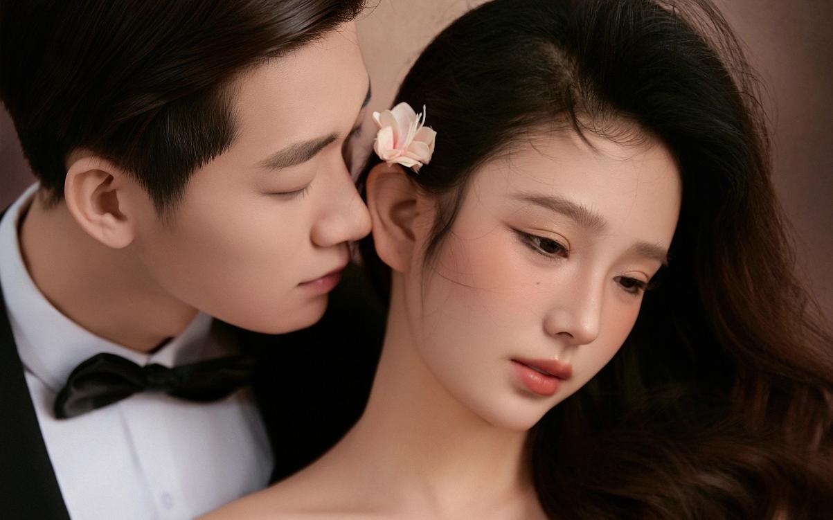 油畫(huà)感極簡(jiǎn)韓式彩紗婚紗照??仙女本仙直接封神