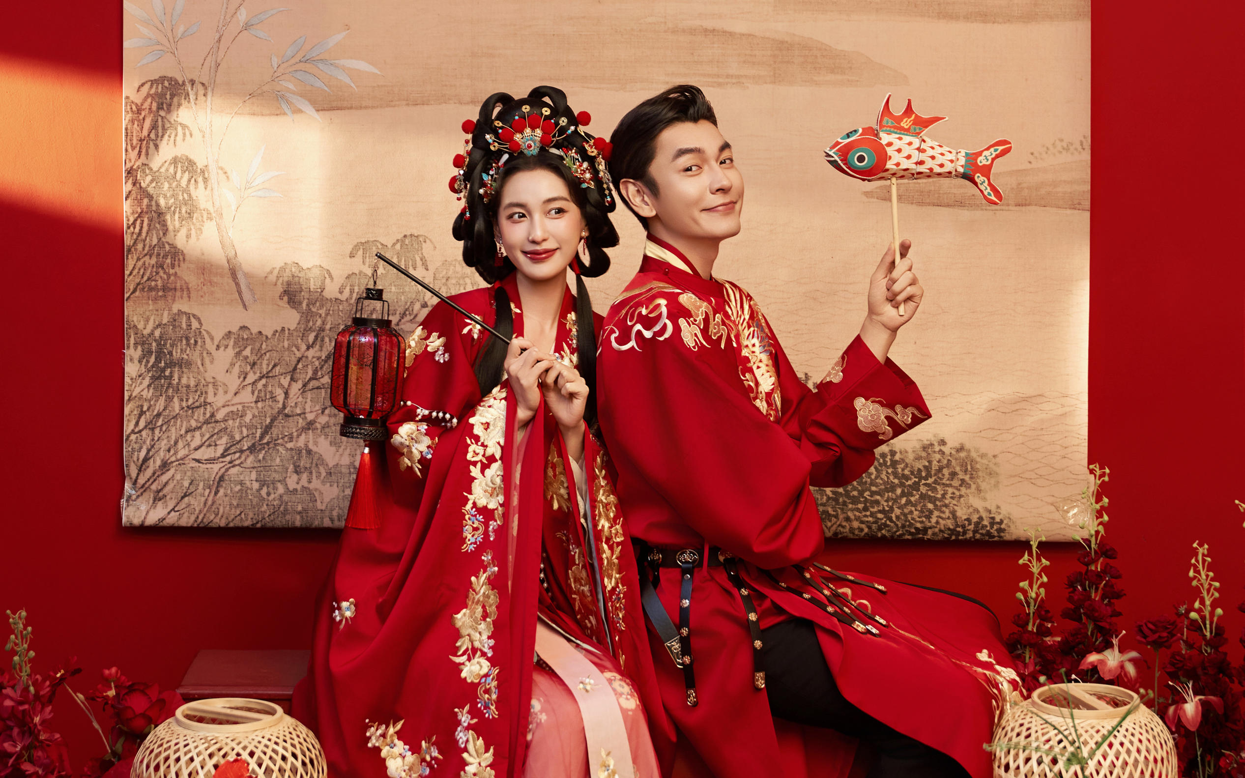 一眼沦陷的新中式喜嫁婚纱照💛