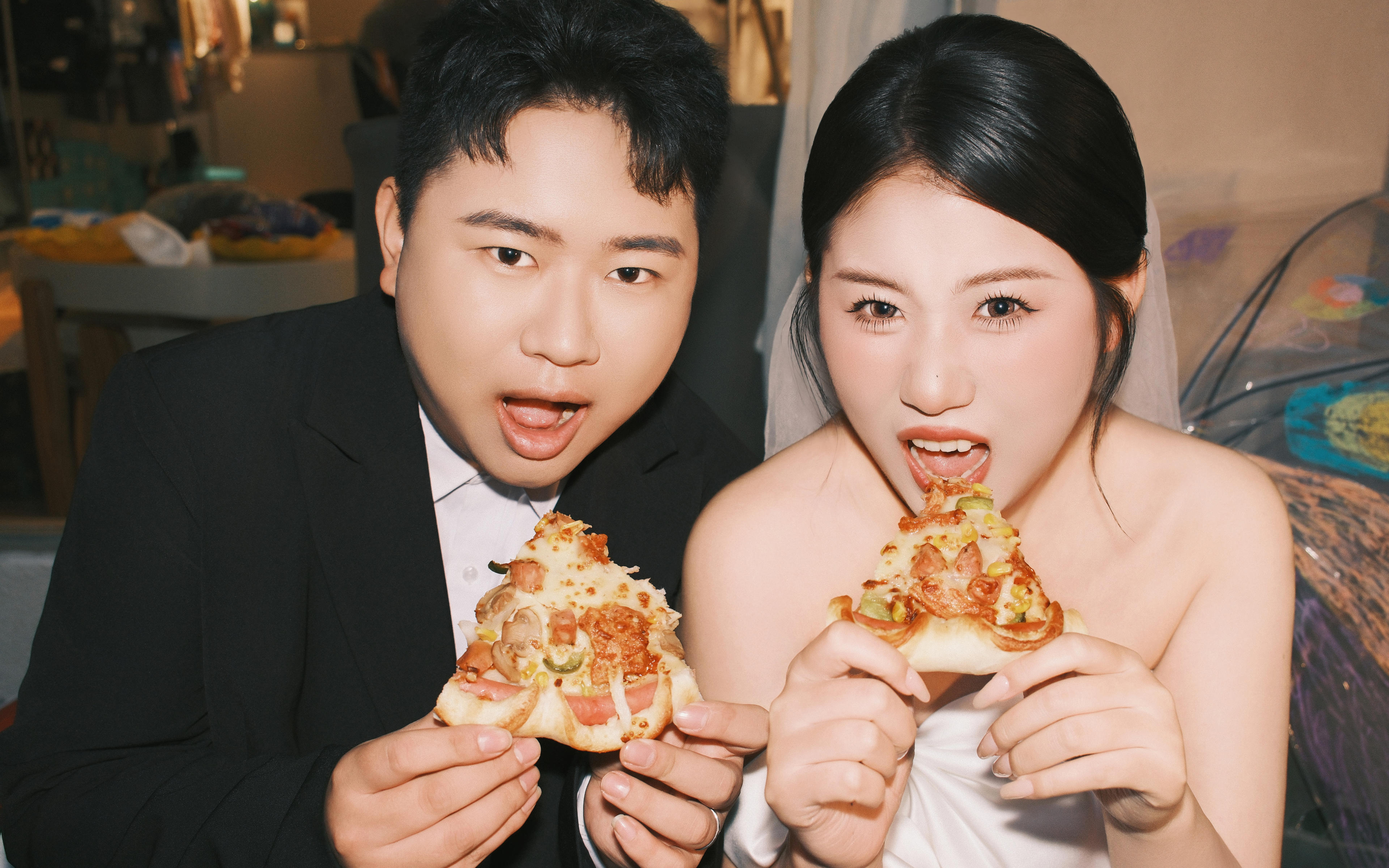 薯片先生和披薩小姐·幸福具象化?