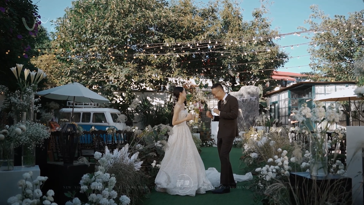 戶外婚禮｜在日落黃昏中翩翩起舞