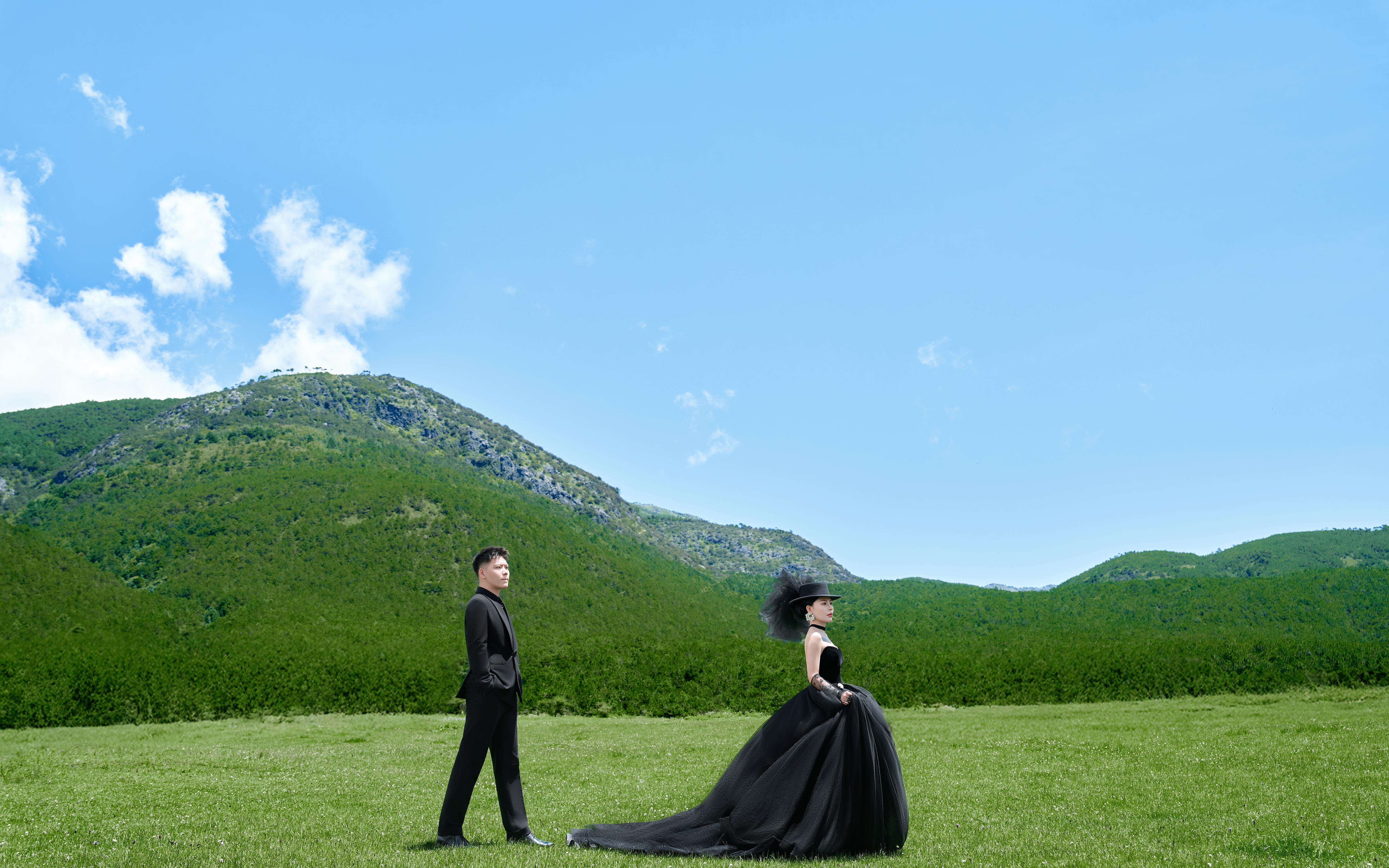 麗江婚紗照｜在雪山圣湖的瞳孔里，見證我們的愛情