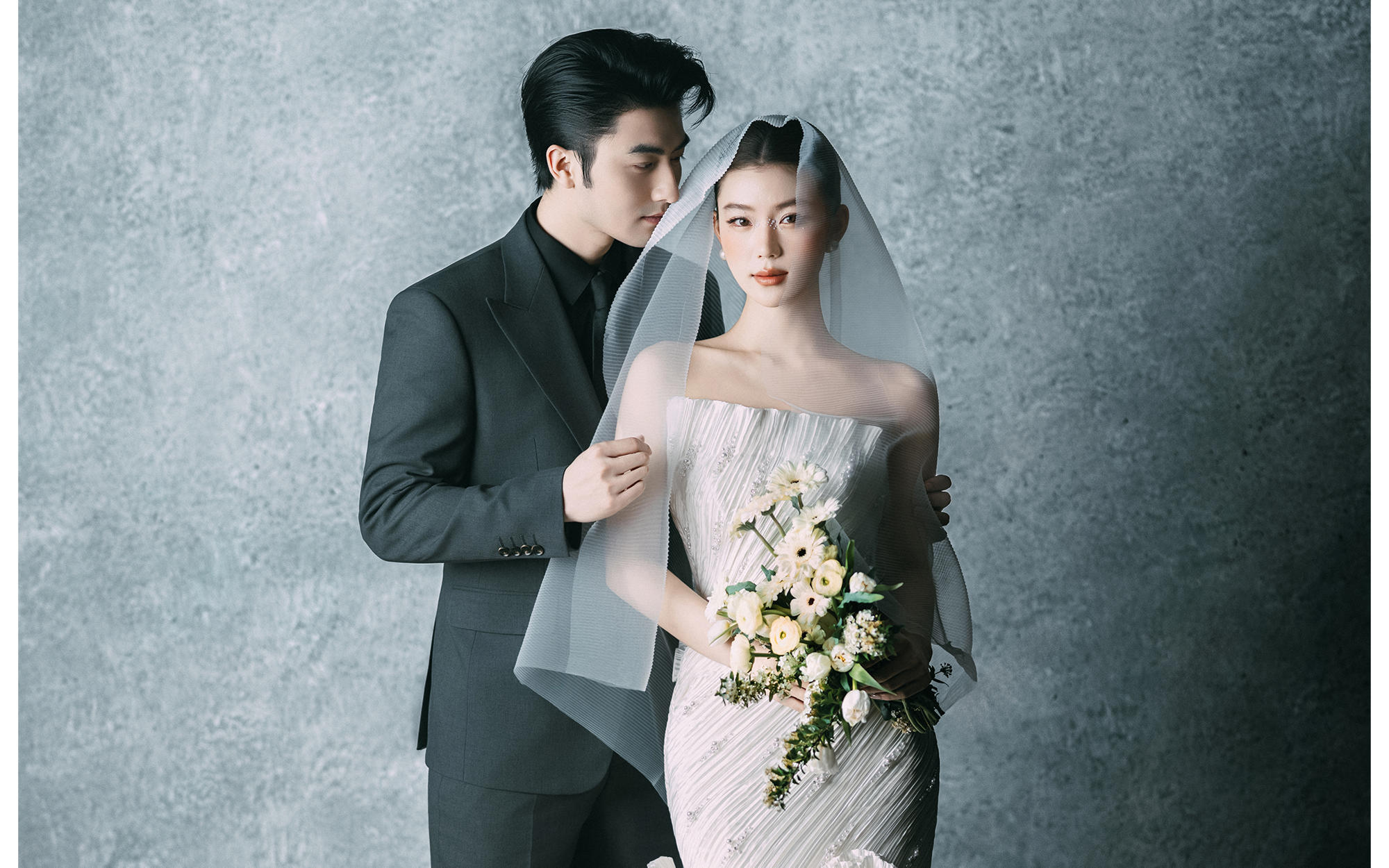 清冷又溫柔的白月光婚紗照（黛拉）