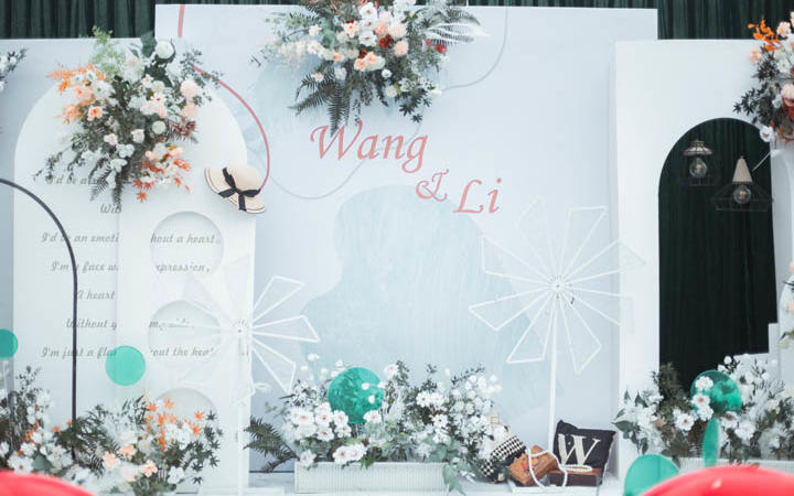 庭院简约婚礼 + 四大金刚人员