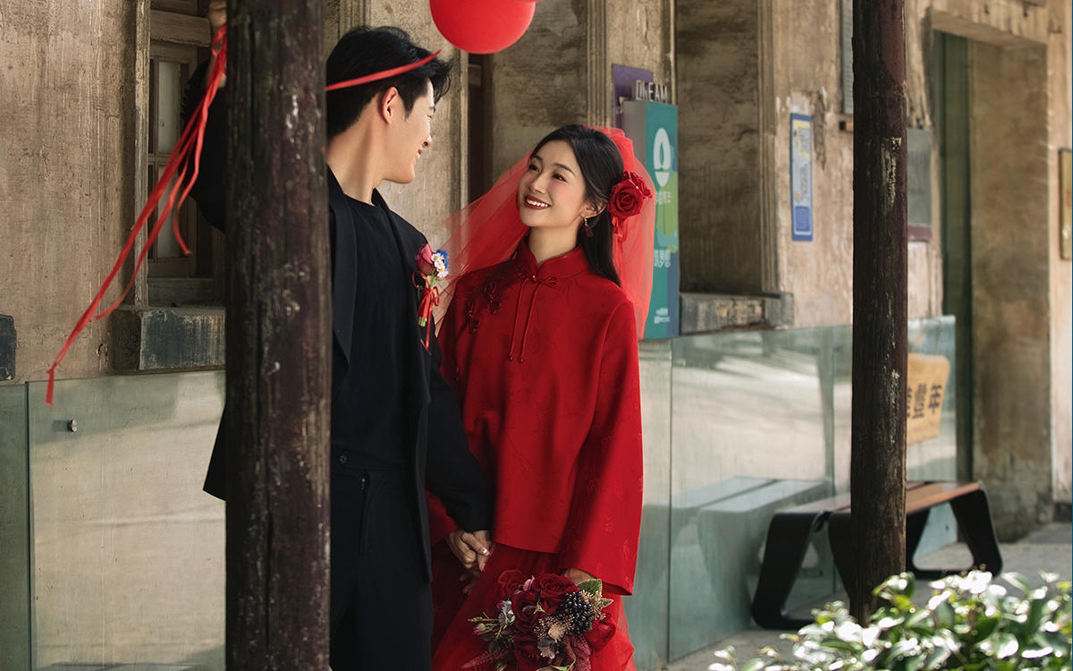 幸福感plus喜嫁风❤️超爱我的生命力婚纱照