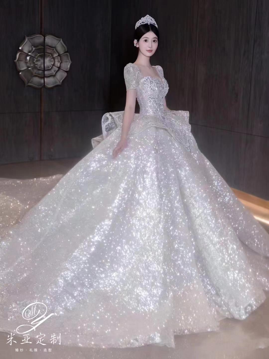 【米亚定制婚纱】主纱