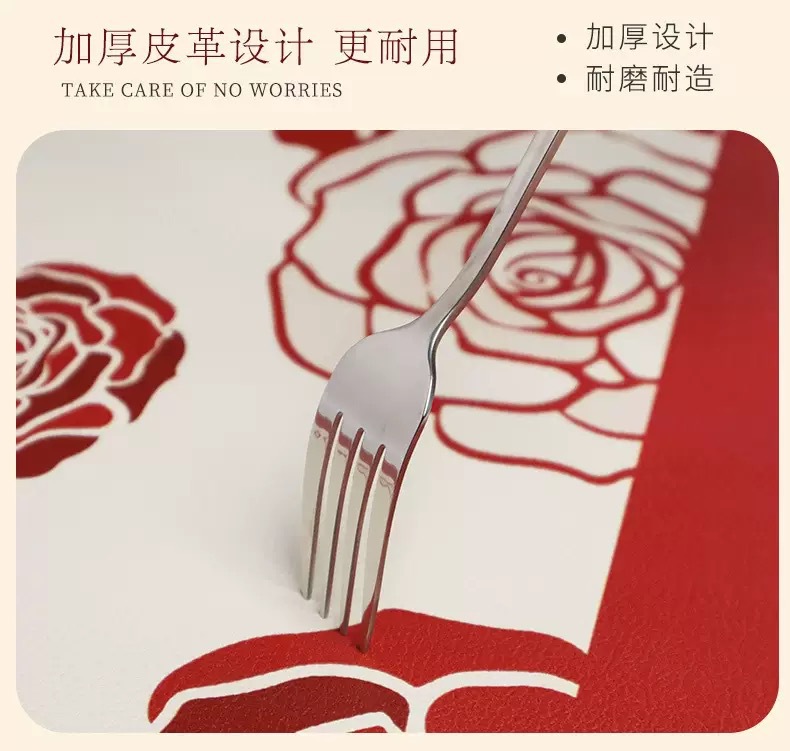 床頭柜蓋布皮革婚房裝飾墊子