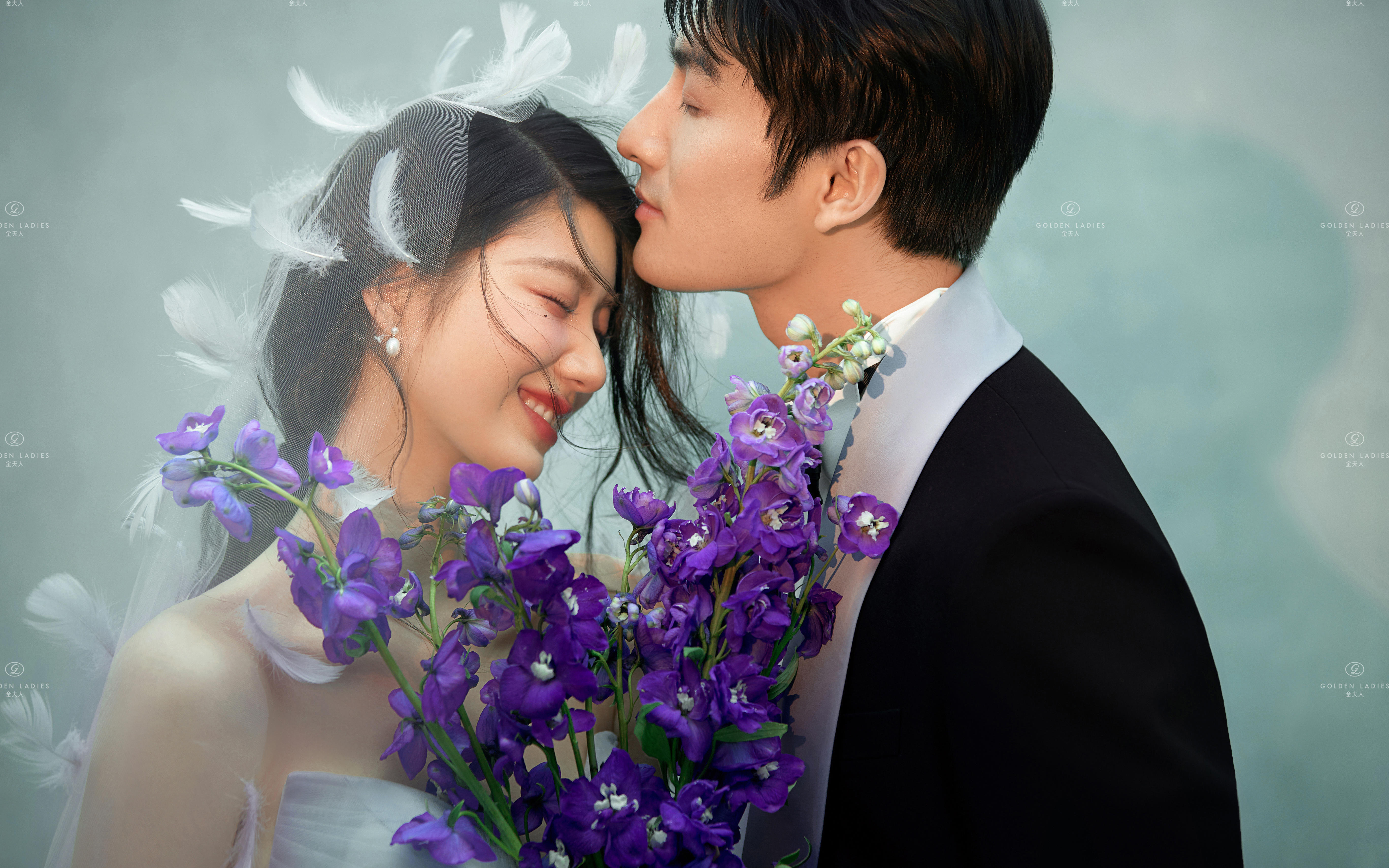 一整個美住?? 我的光影婚紗照做壁紙好絕