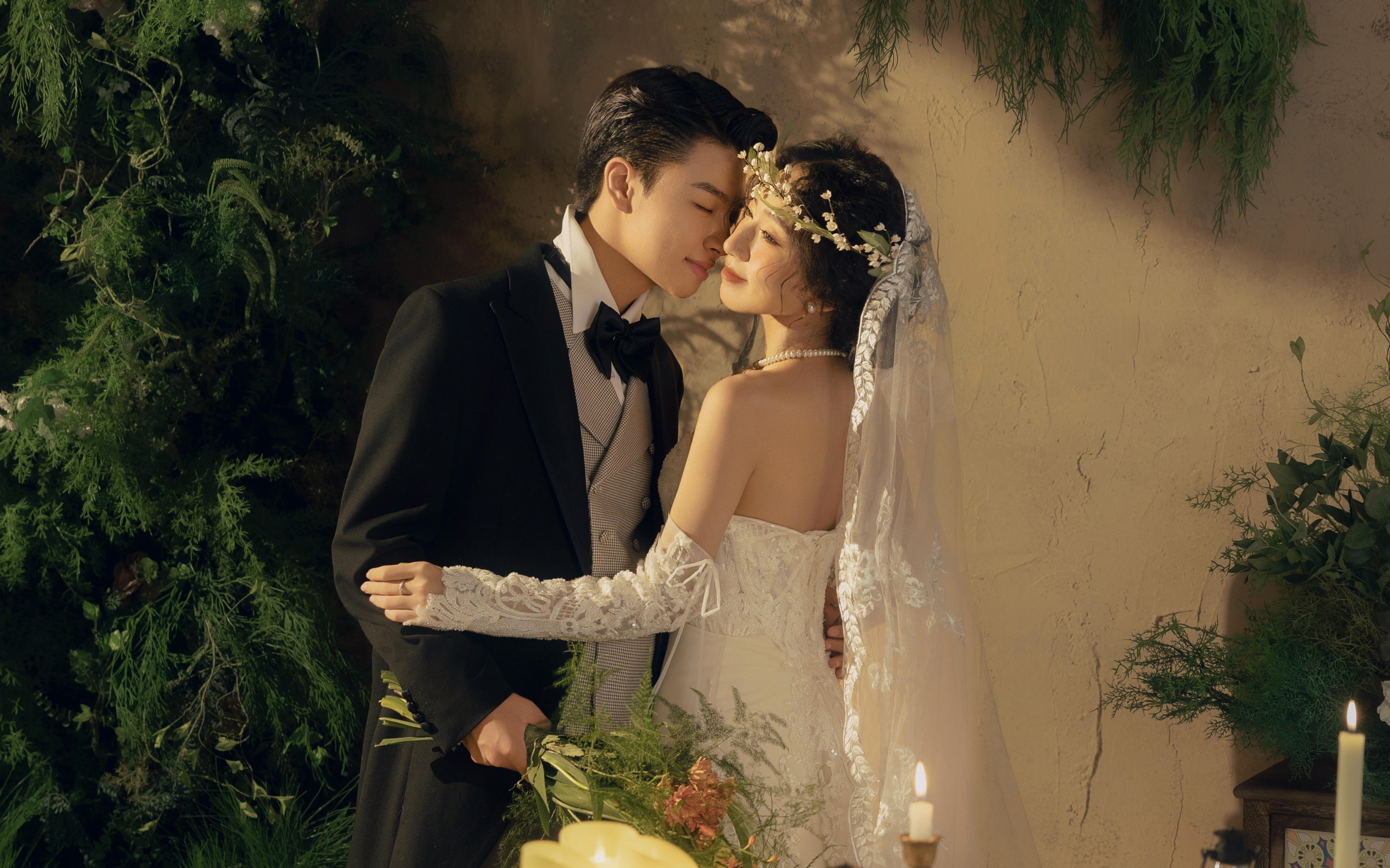油畫風(fēng)婚紗照
