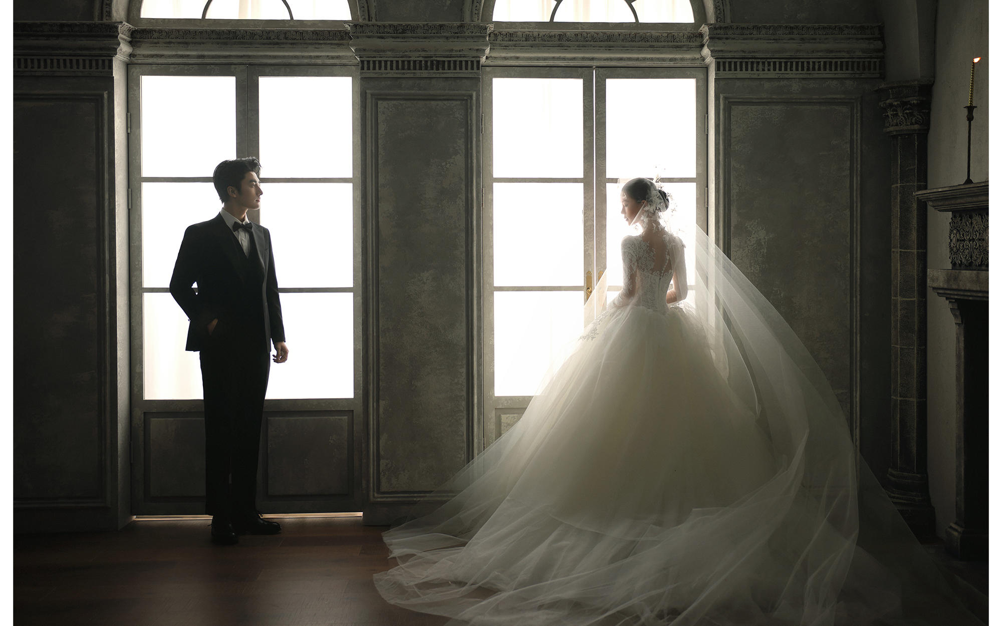 復(fù)古城堡婚紗照（流光）