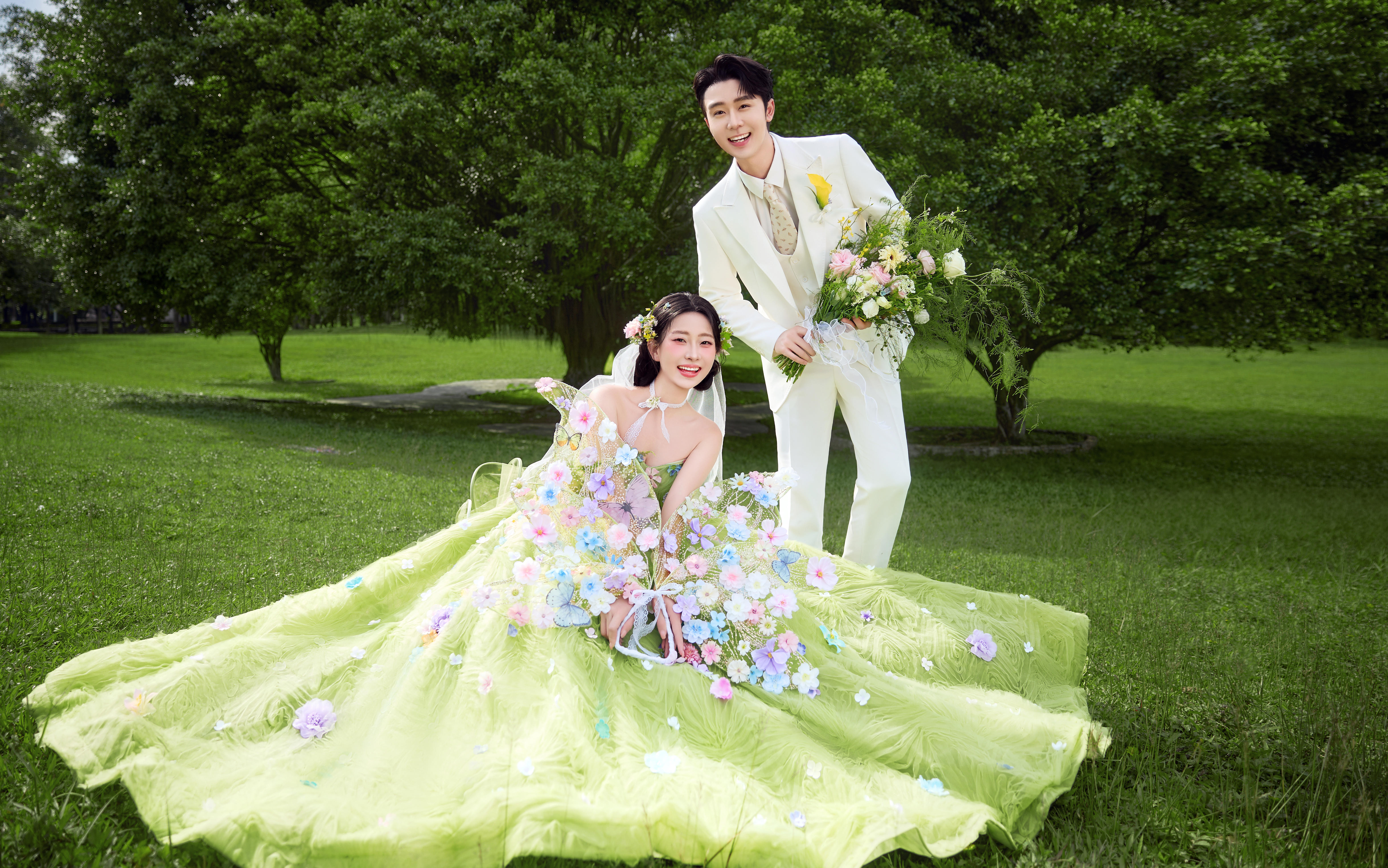 童话成真🍃拍到现实版的绿野仙踪婚纱照