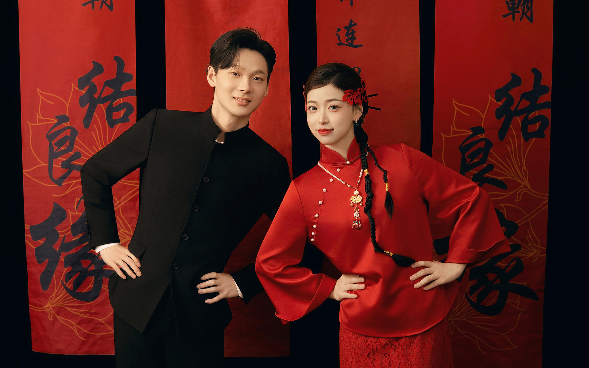 喜嫁风甜度超标💥！嫁给爱情的模样呀～