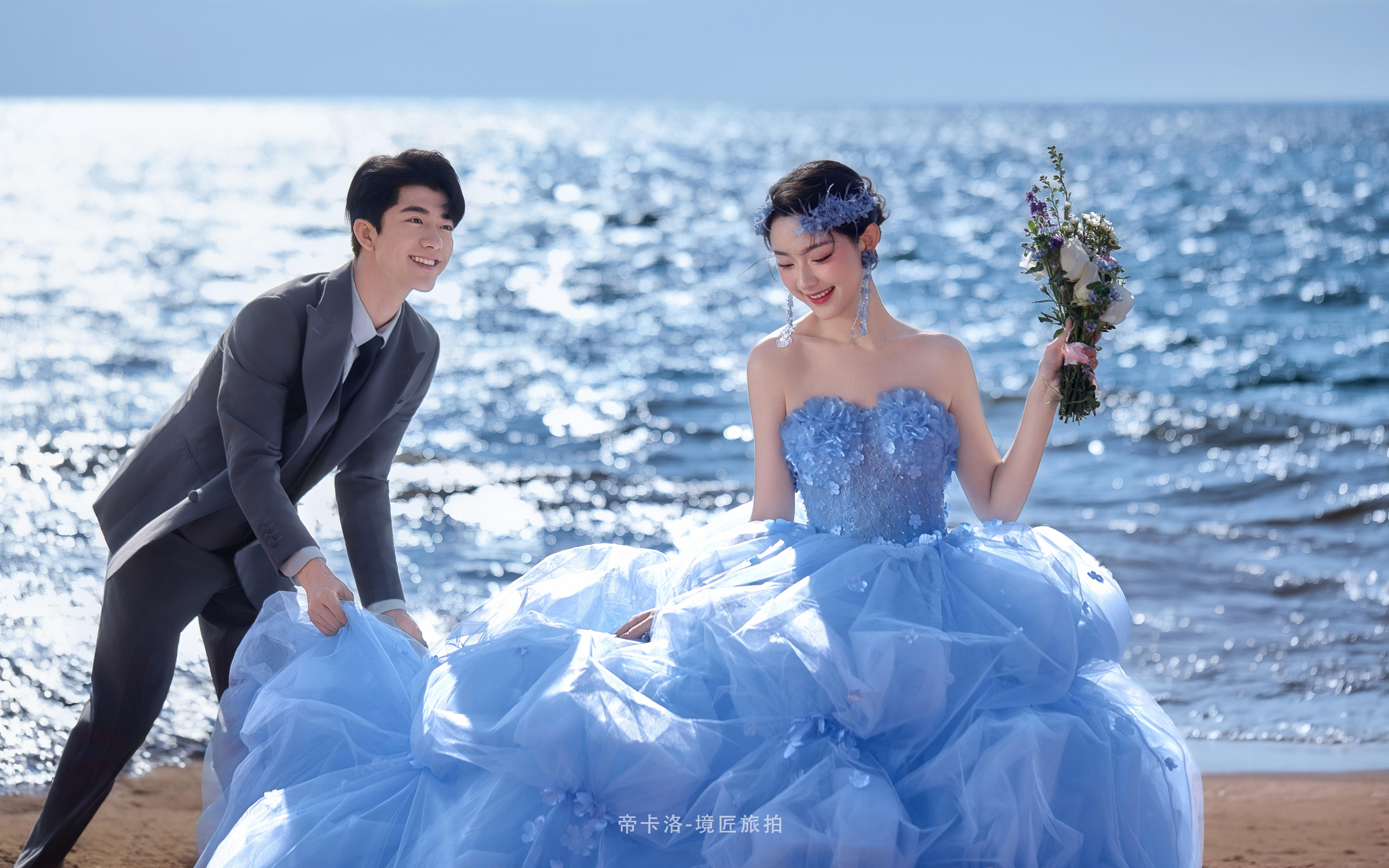 【帝卡洛婚纱摄影】    韩式彩纱外景