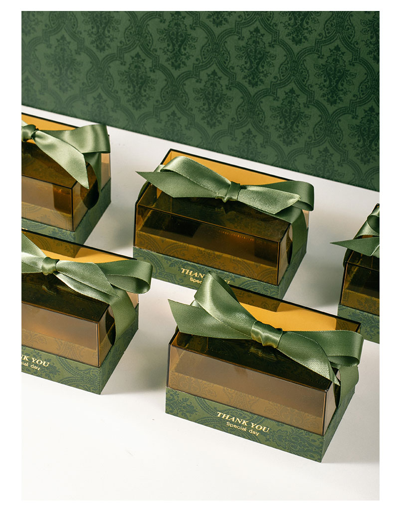 轻奢亚克力盒绿色14*9*8.5cm