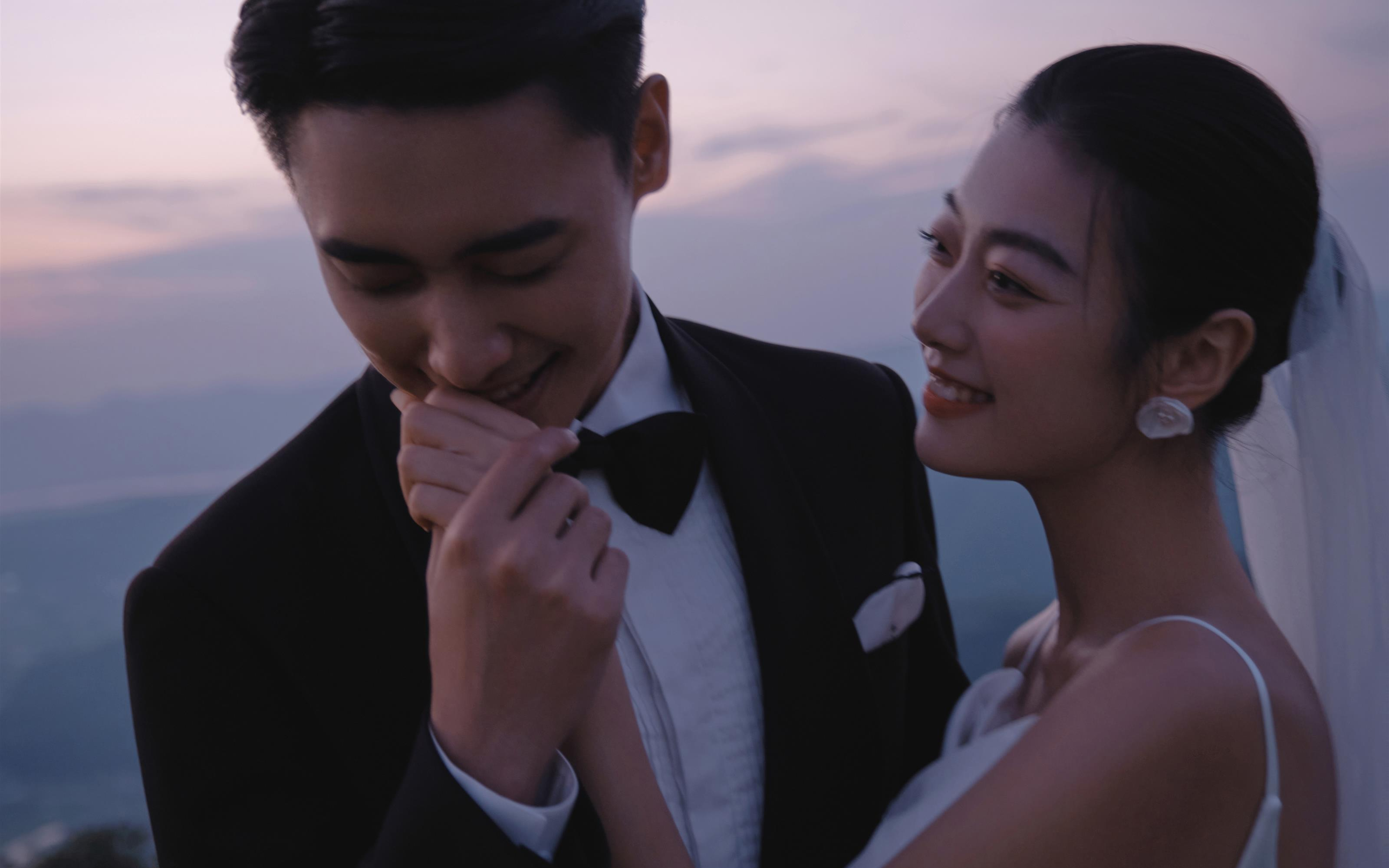 山顶 夕阳 落日 | 别样的山顶婚纱照