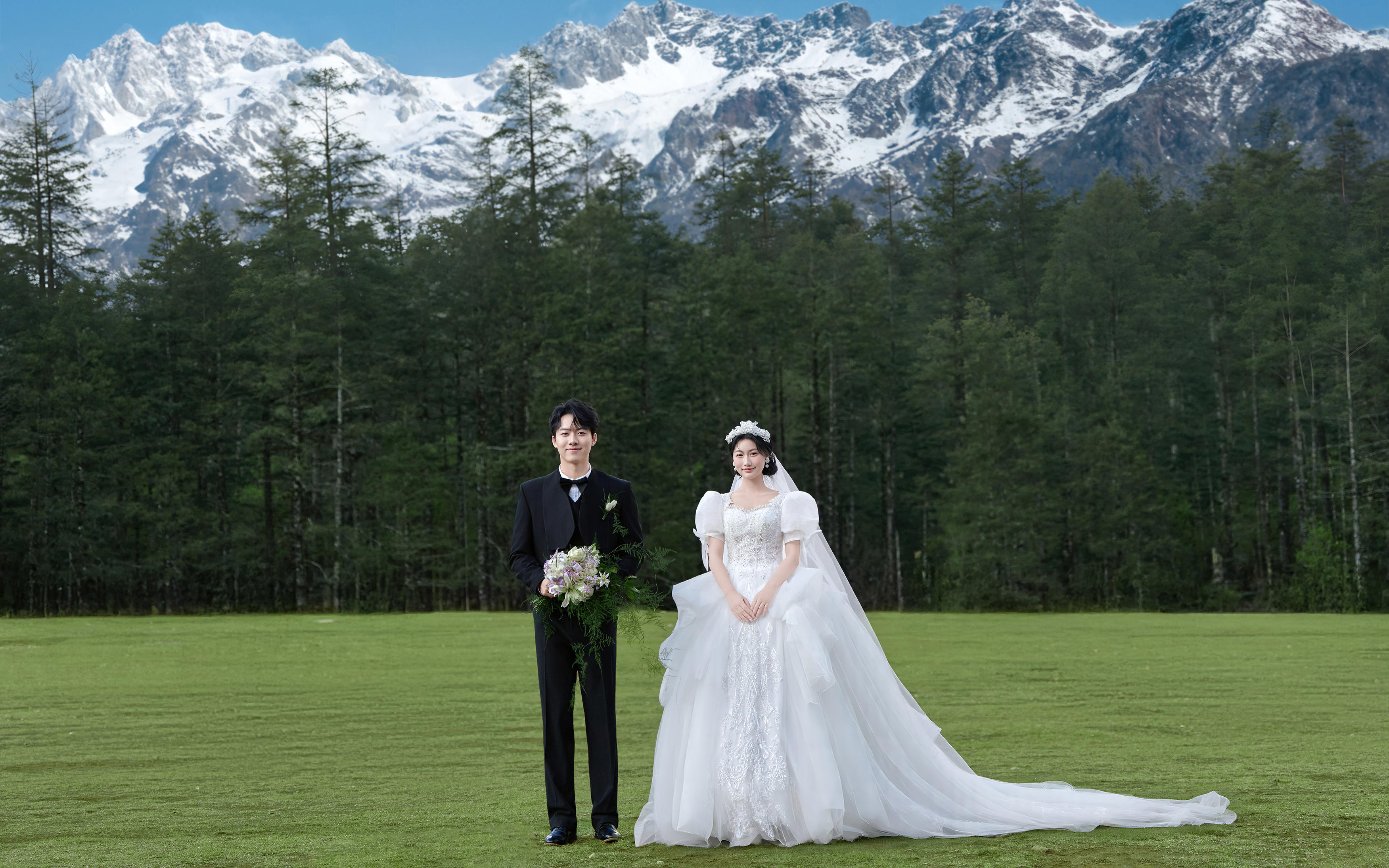 森系婚纱照🌲还得是云杉坪丨丽江旅拍