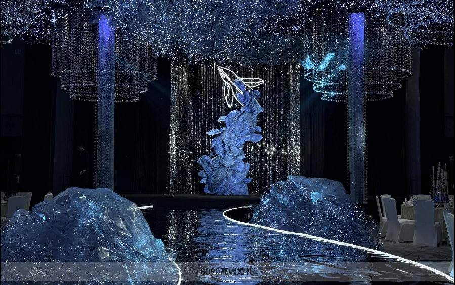 藍(lán)色星空婚禮