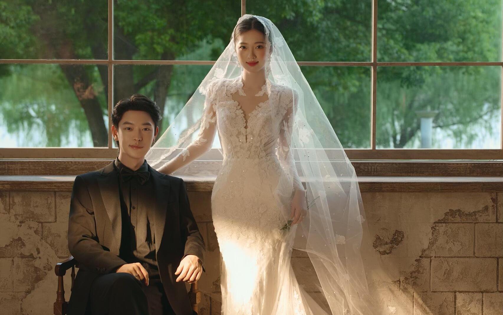 一眼沦陷的欧式复古城堡婚纱照