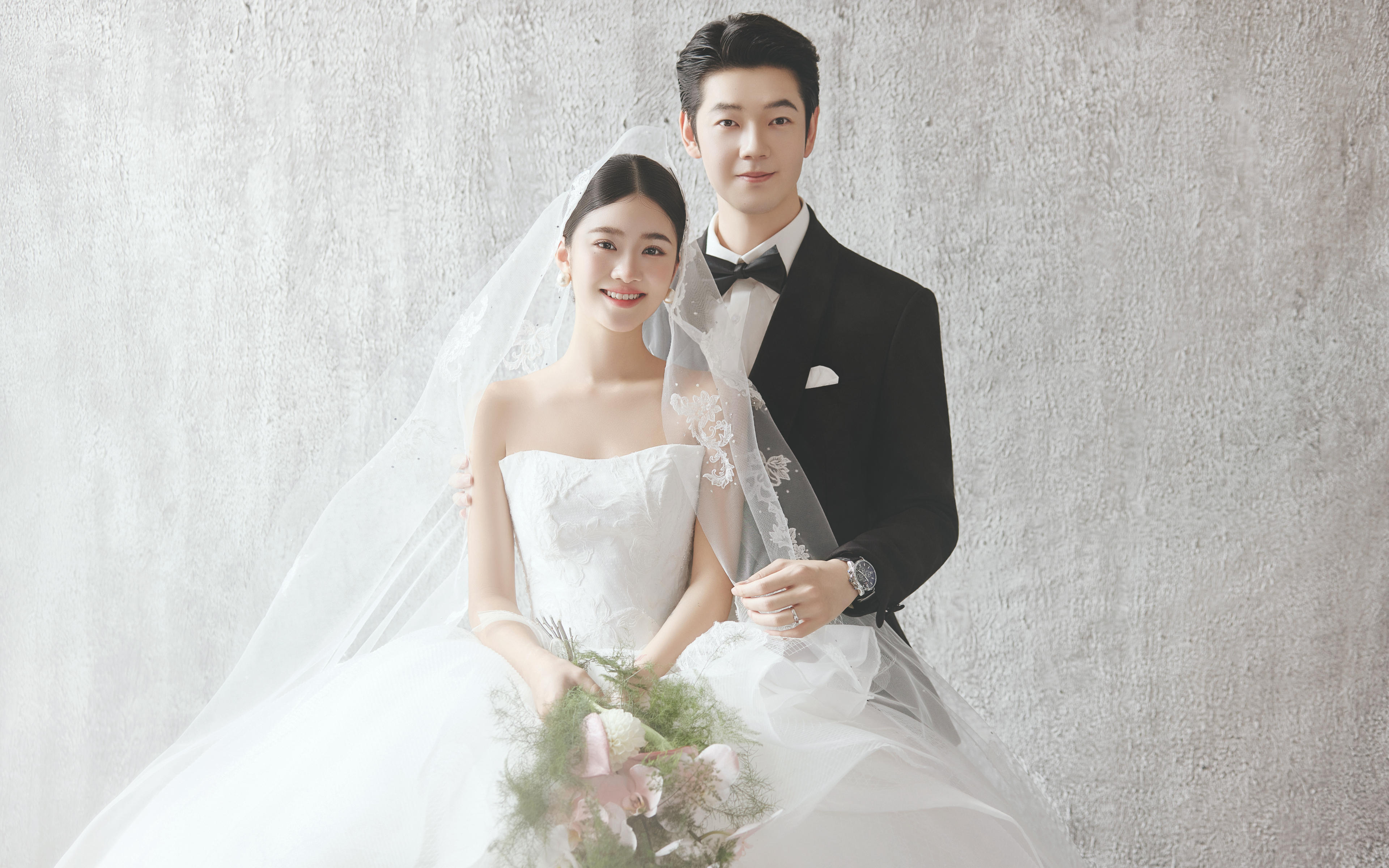 这就是我理想中的极简风婚纱照