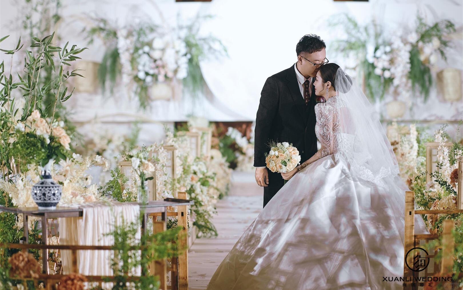 上海婚礼丨美到发光的新中式雅致婚礼