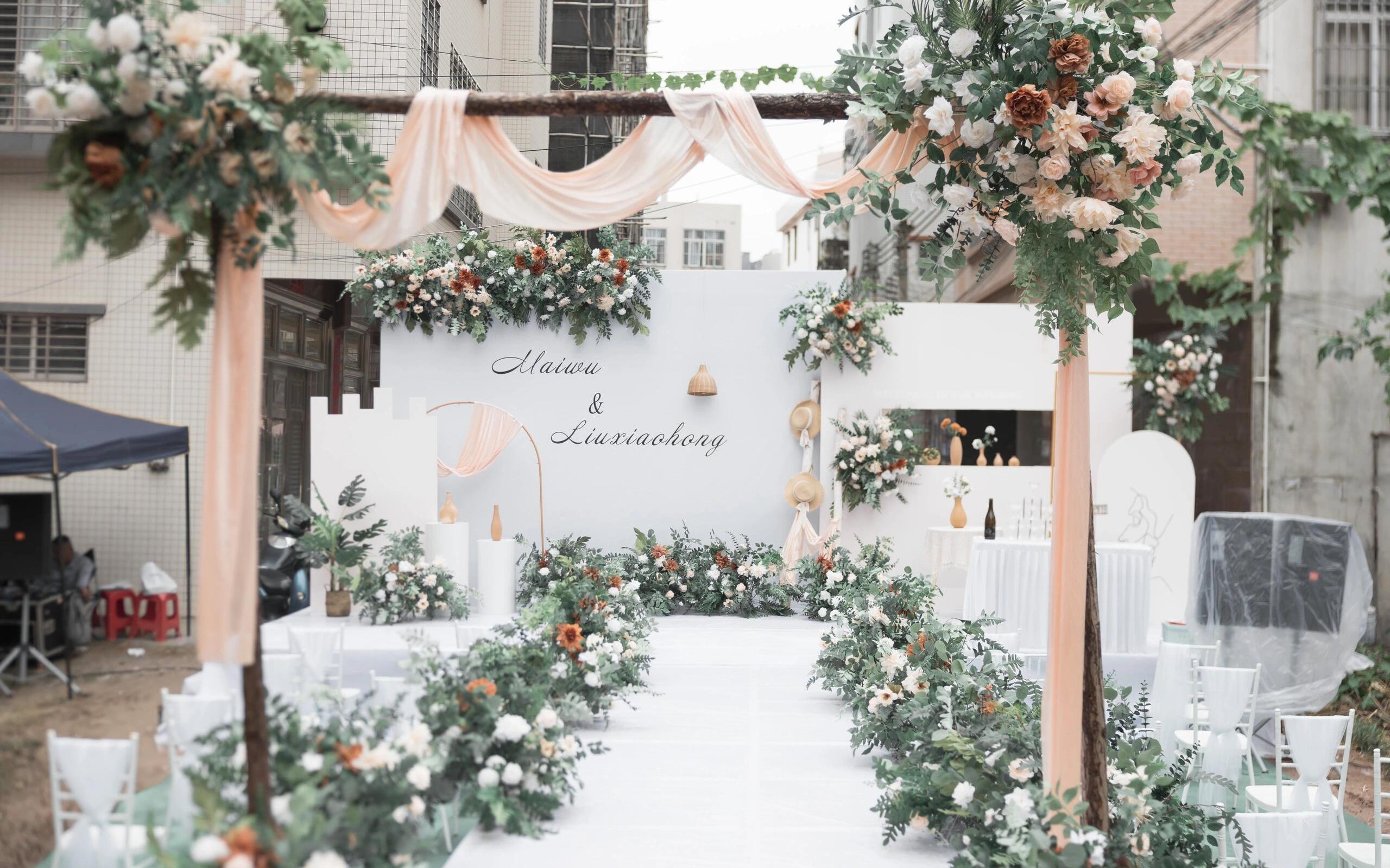 戶外小清新森系小預(yù)算婚禮