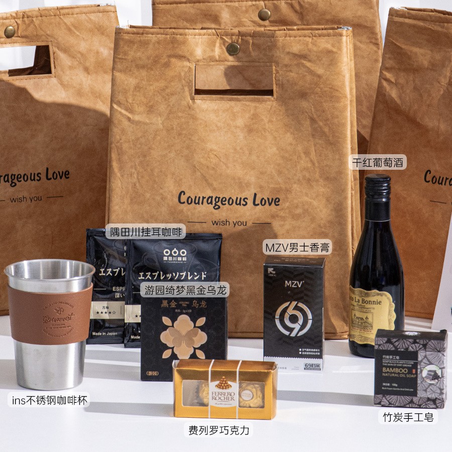 杜邦紙手提袋伴郎高端商務(wù)伴手禮 