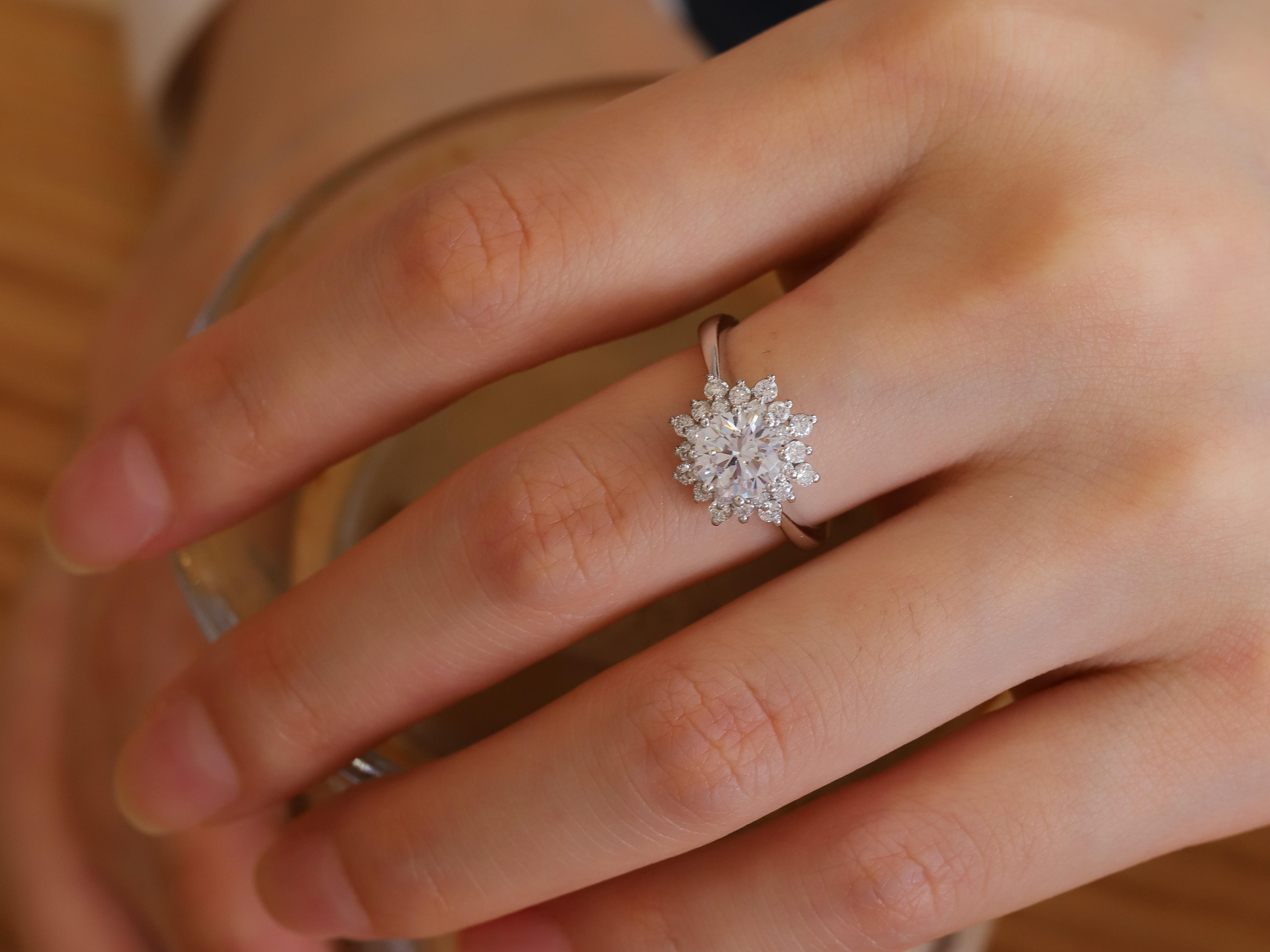 【SEELUV誓言】芙丽嘉 18K白金 显大款