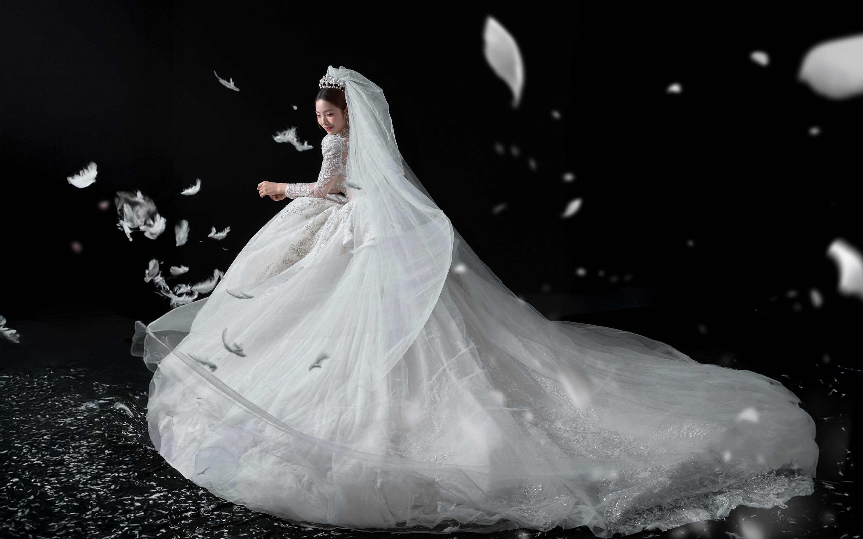 越看越高級的極簡主紗婚紗照